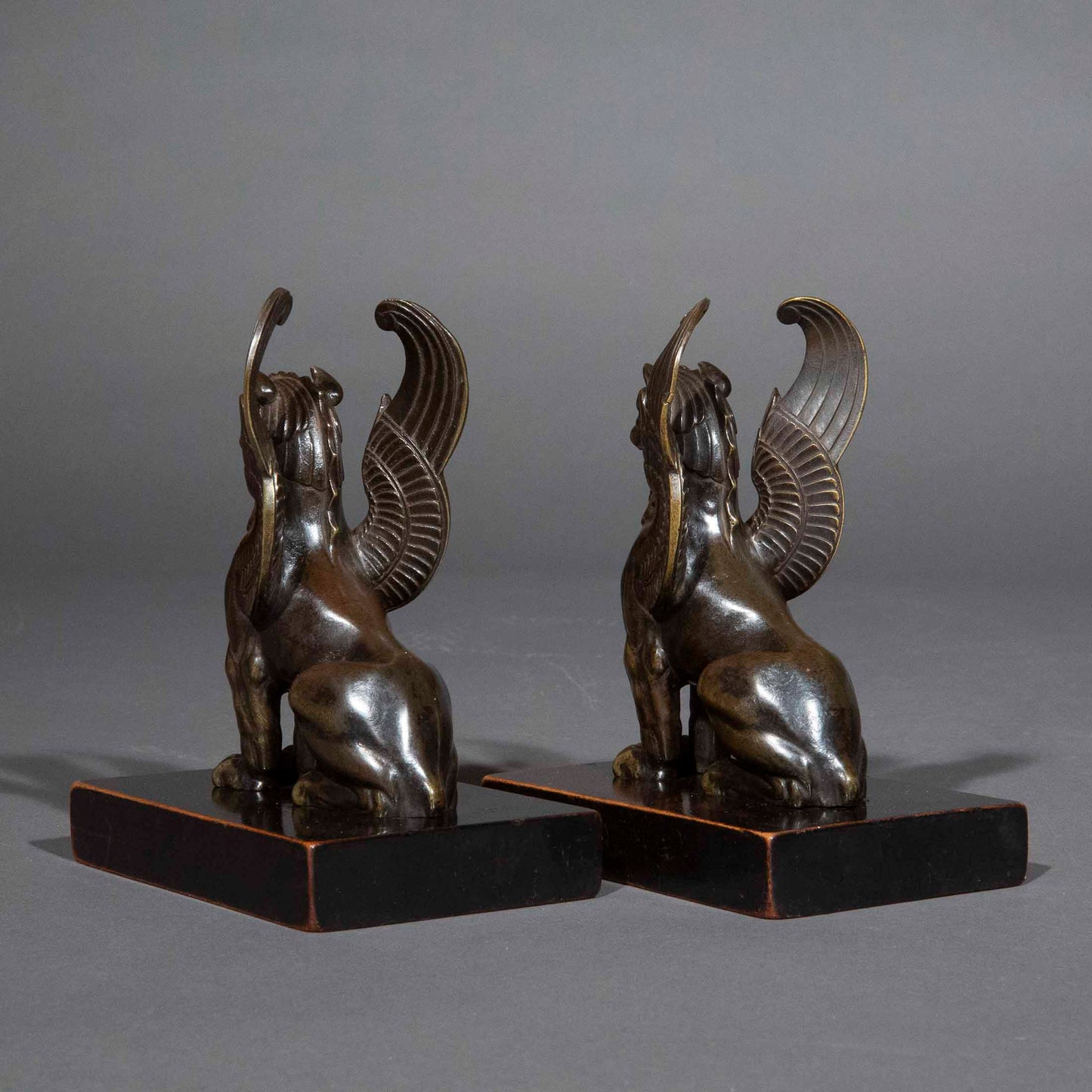 Early 19th Century Bronze Figures of Griffins