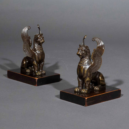 Early 19th Century Bronze Figures of Griffins