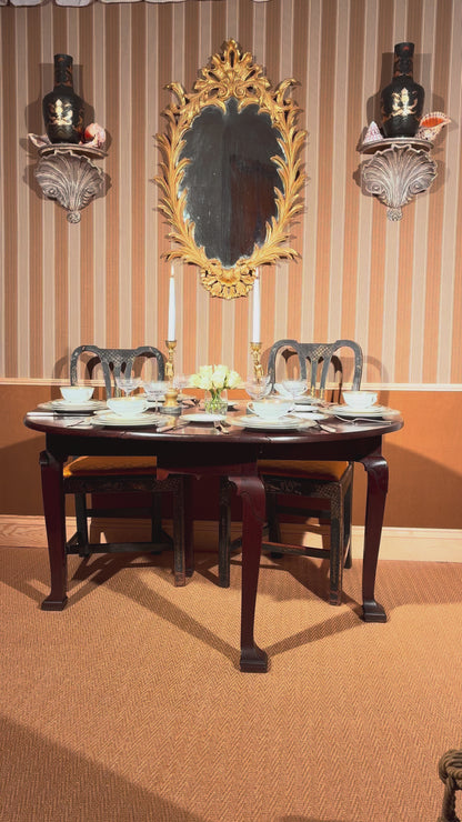 18th Century George II Period Drop-Leaf Dining Table