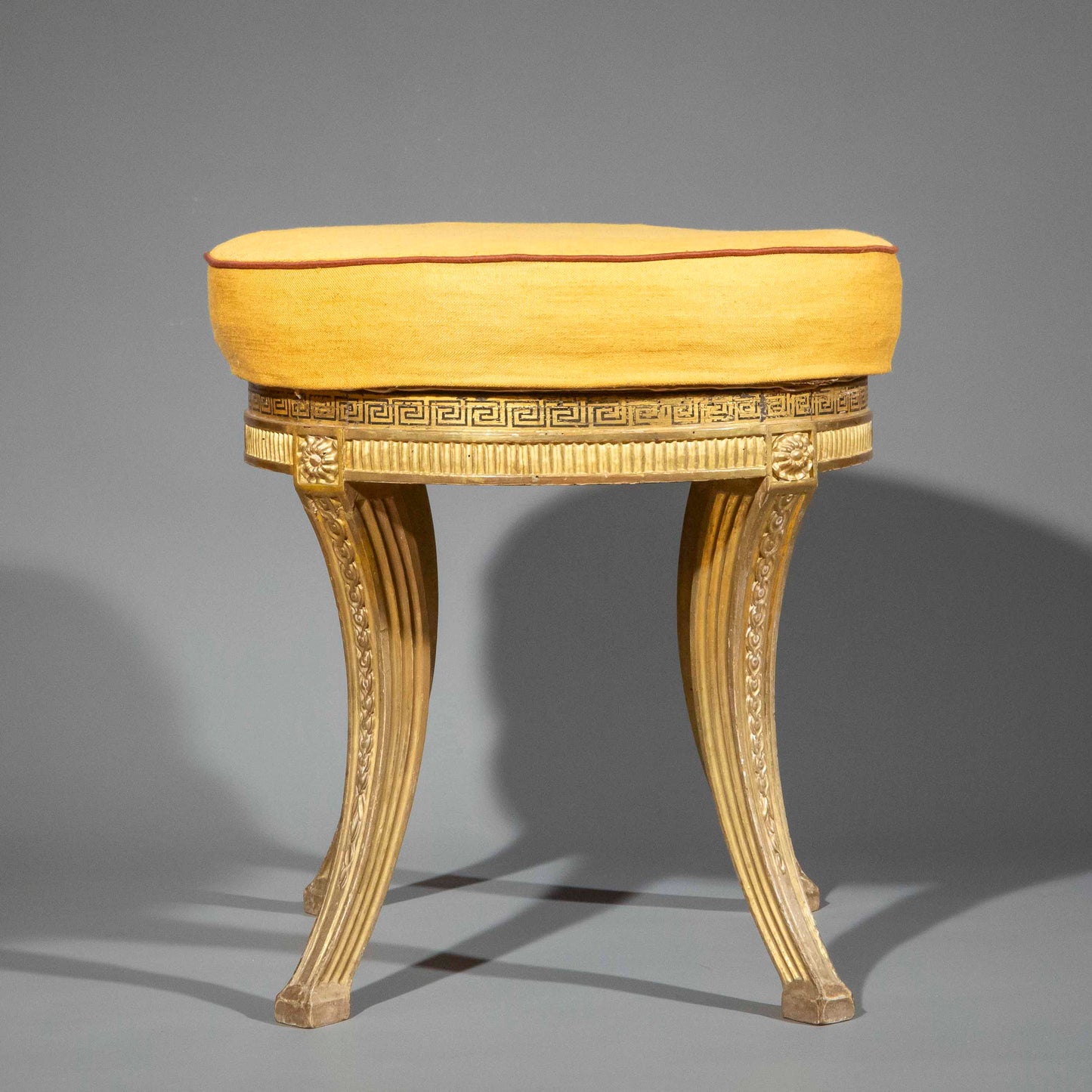 Powderham Castle: A Regency Klismos Stool