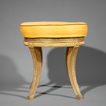 Powderham Castle: A Regency Klismos Stool