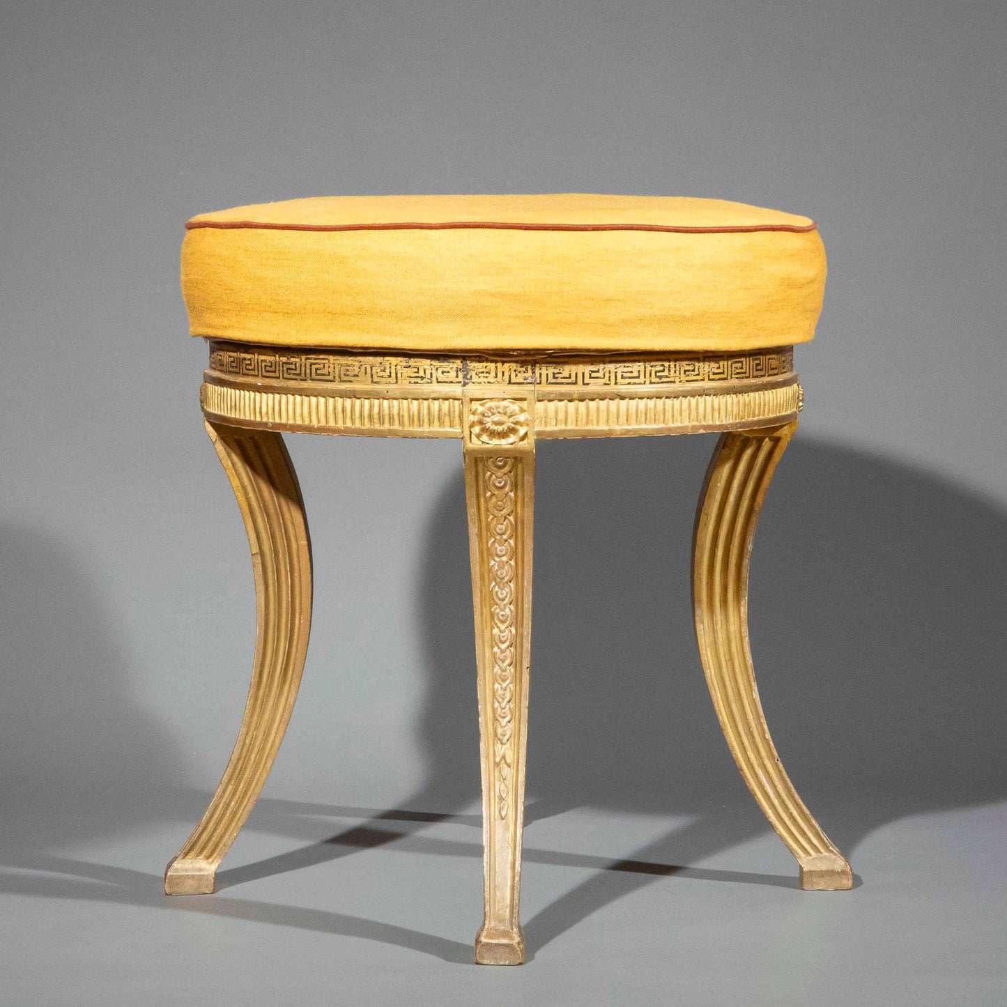 Powderham Castle: A Regency Klismos Stool