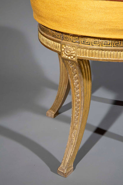 Powderham Castle: A Regency Klismos Stool